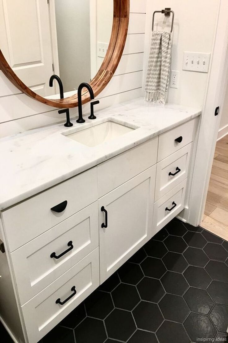 32 Awesome Modern Farmhouse Bathroom Vanity Ideas