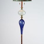 Christopher by Susan Kinzig and Caryn Kinzig (Mixed-Media Floor Lamp