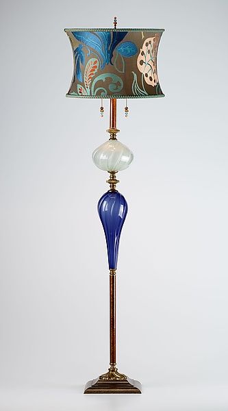 Christopher by Susan Kinzig and Caryn Kinzig (Mixed-Media Floor Lamp