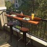 DIY Balcony Bar Top