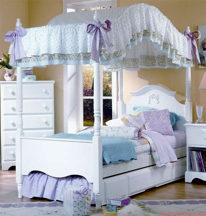 Girls canopy bed king size