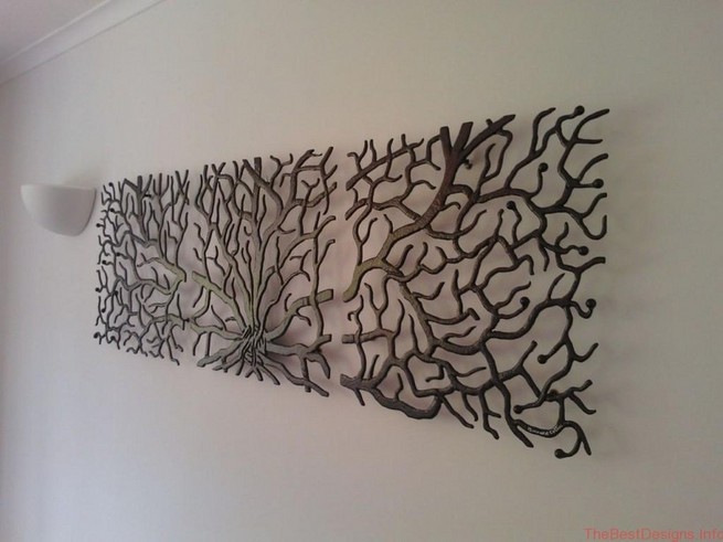 Metal wall art abstract fantasy