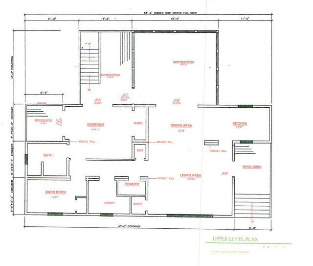 Home plans for storage containers