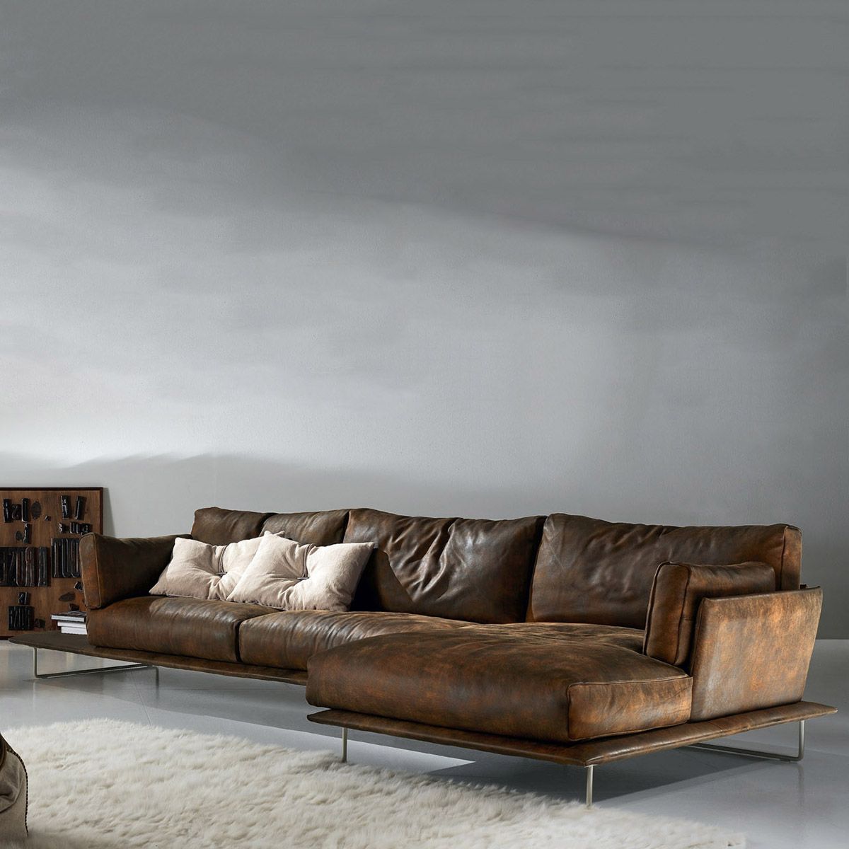 How to take care of distressed
leather sofa?