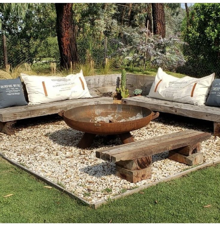 Ways to have a good backyard
fireplace