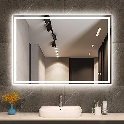 Modern Bathroom Mirrors with Light Design