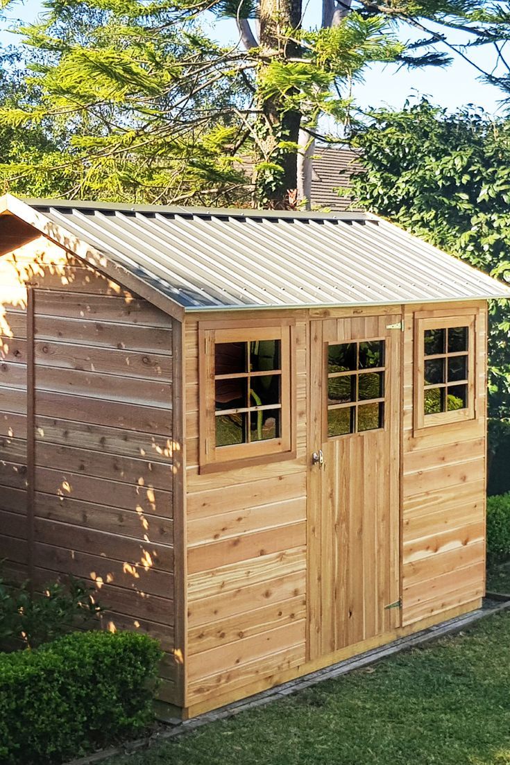 Install a Cedar Shed in your
Backyard