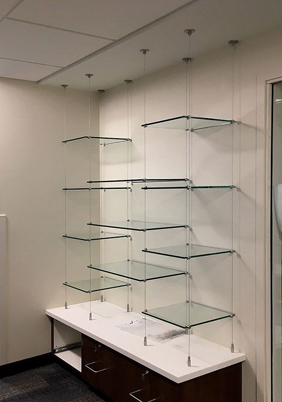 Having versatile Elegant Glass
Shelves in Your Home