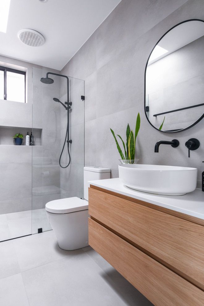 Turn Your Simple Bathroom Into
a Modern : ideas of bathroom decor