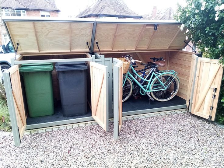 different types of Bike
storage shed