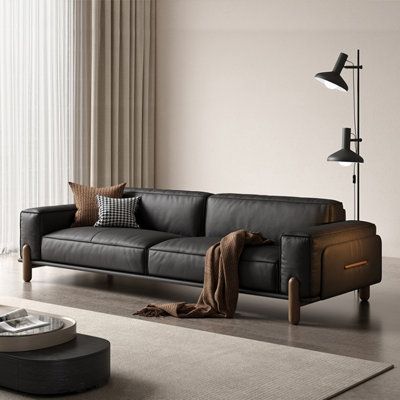 Style your living room a with
a top grain leather sofa