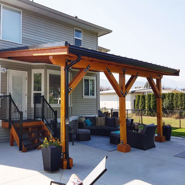 Apply The Patio Roof To Get
The Elegant Look For The House