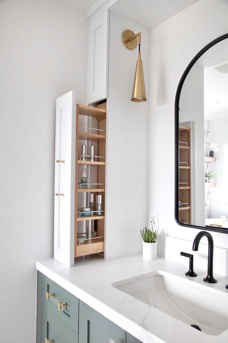 Choosing new bath storage cabinets and vanities