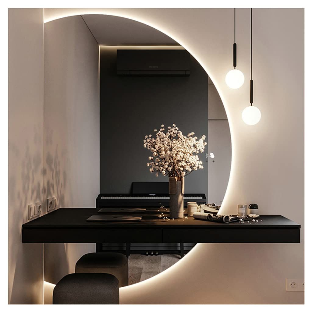 Modern Bathroom Mirrors with Light Design