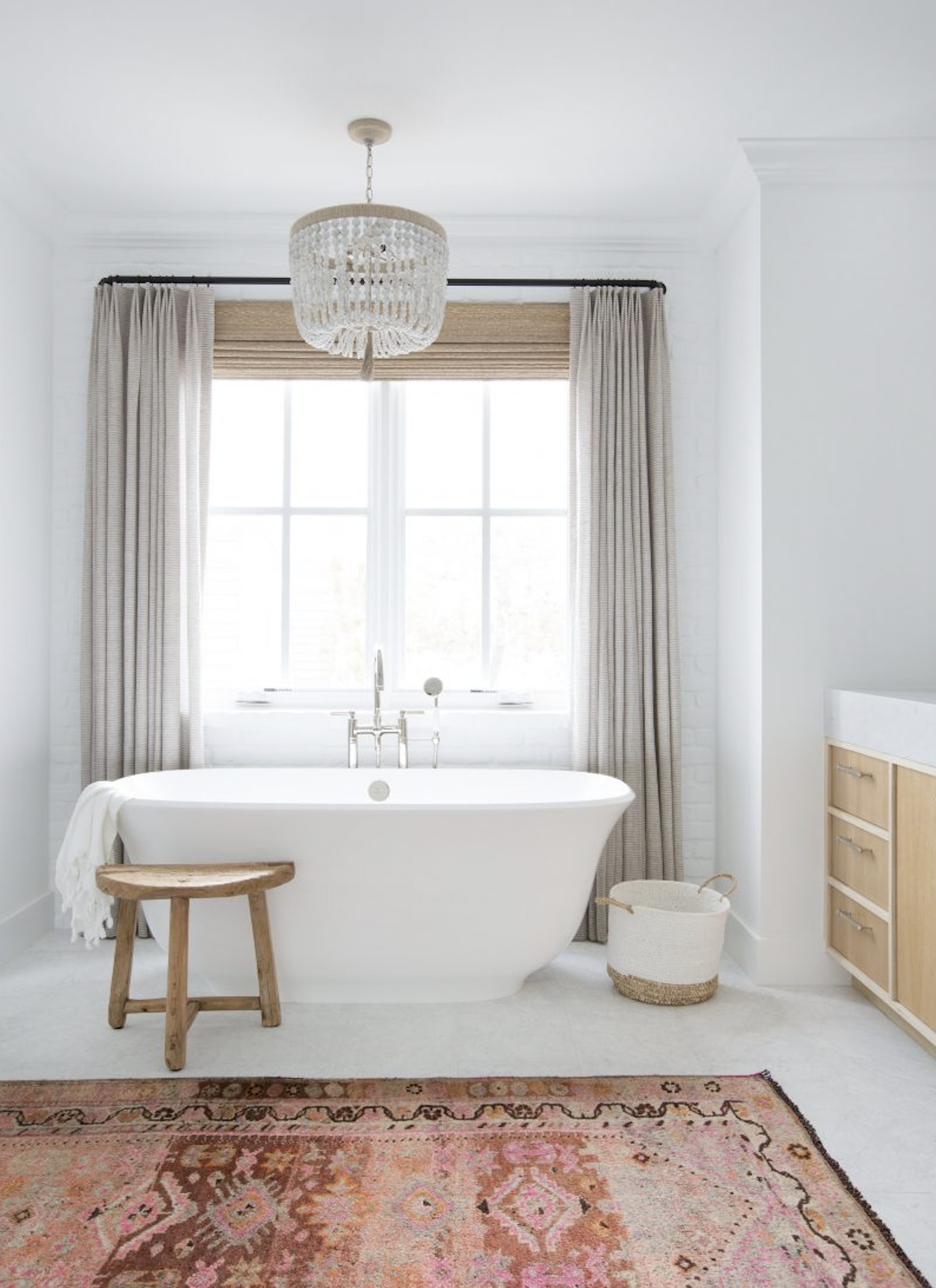 How to choose bathroom window curtains