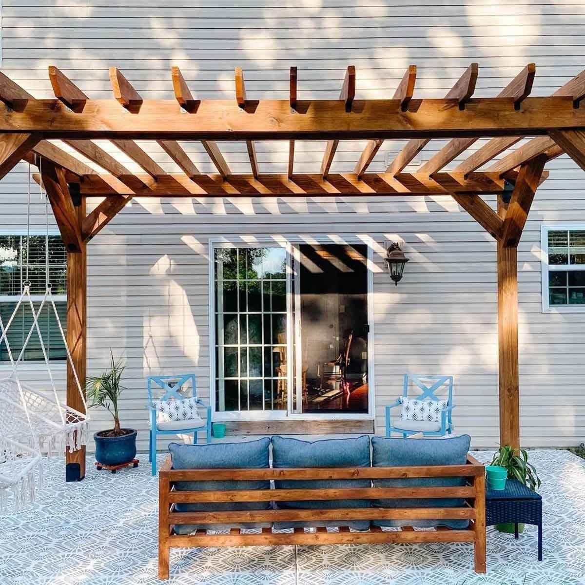 How to build a Cedar pergola