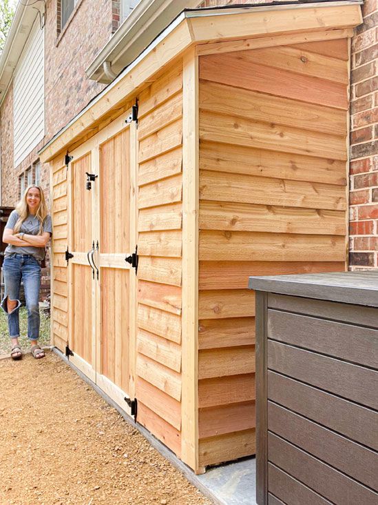 Install a Cedar Shed in your
Backyard