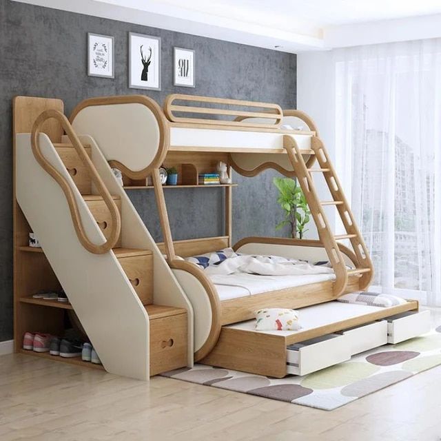 Child bed with exciting colors
and beautiful designs