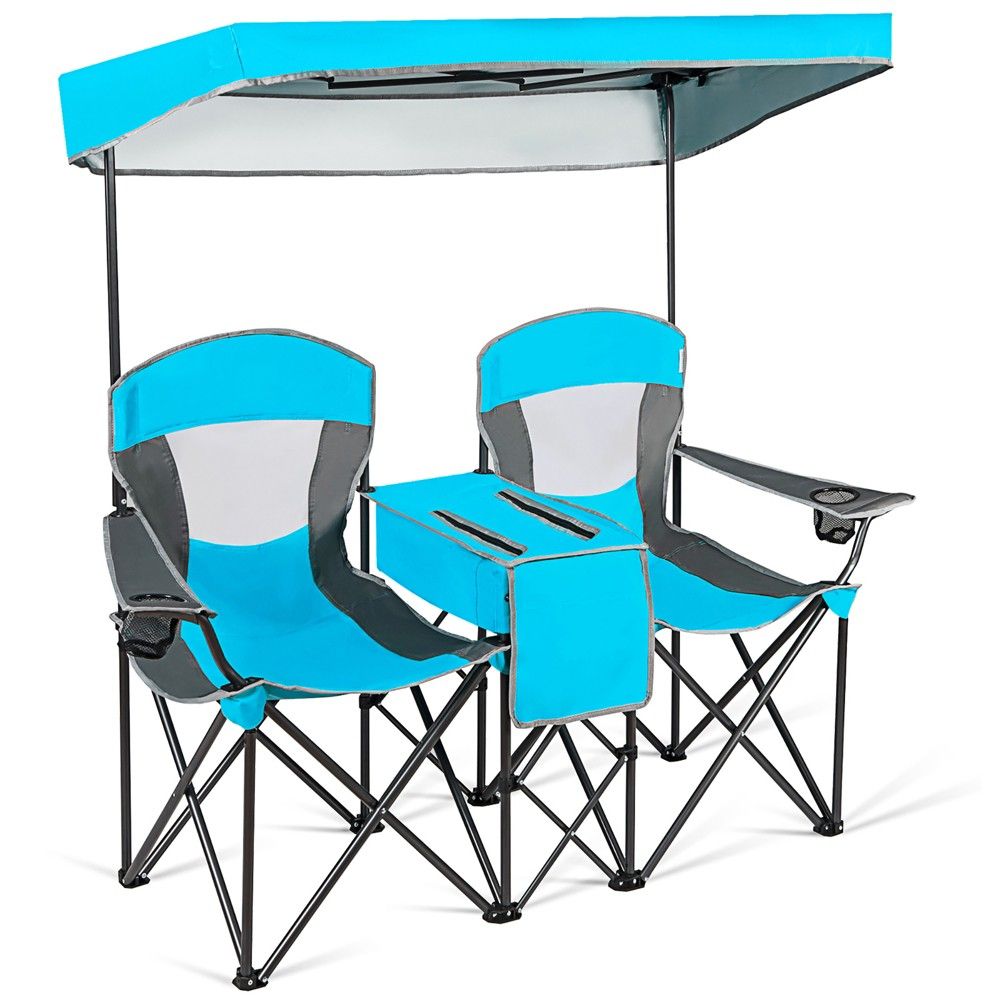 Special features of a folding
chair with canopy