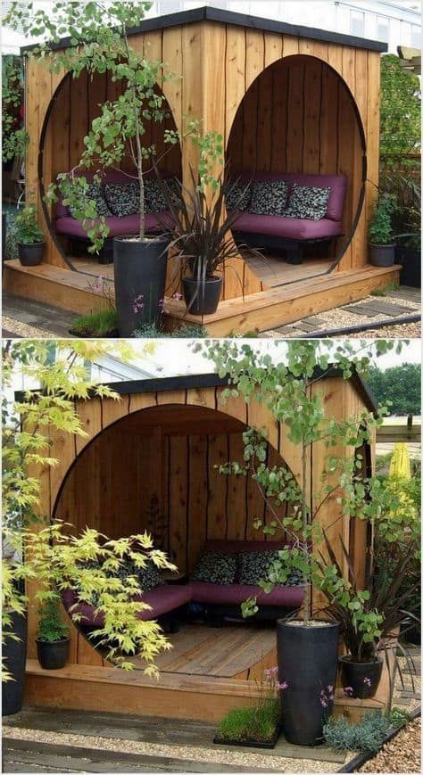 Various types of Garden
buildings