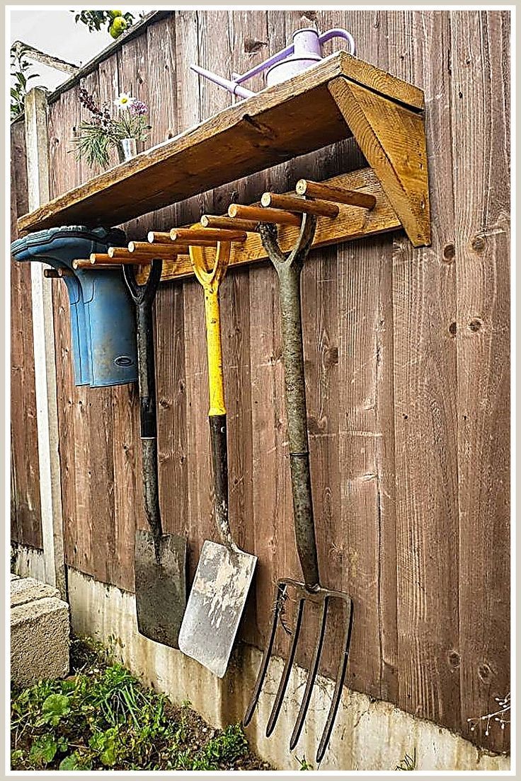 Out of the box Ideas for
Garden Tool Storage