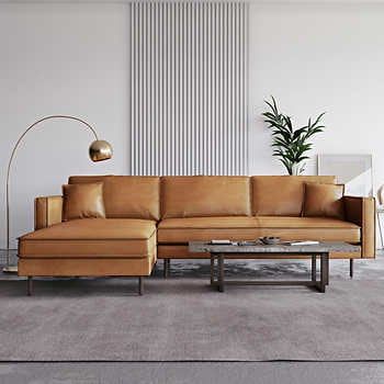 Style your living room a with
a top grain leather sofa