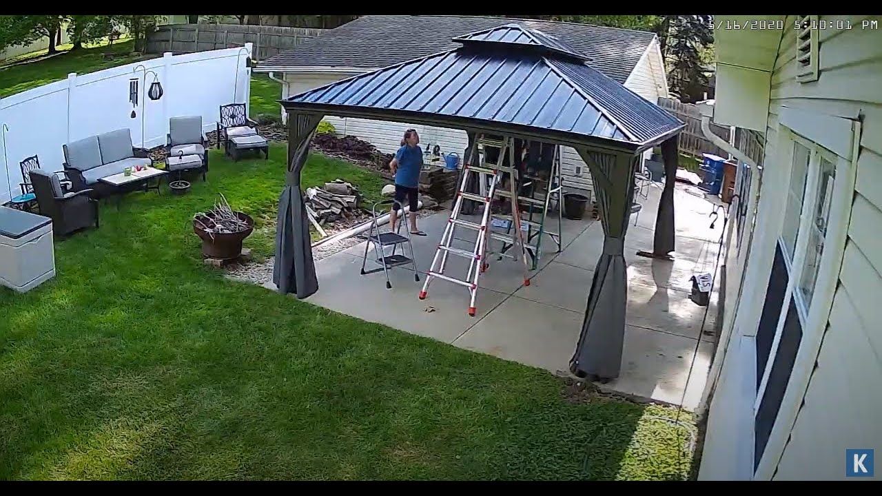 Hard top gazebo now forget
about stress