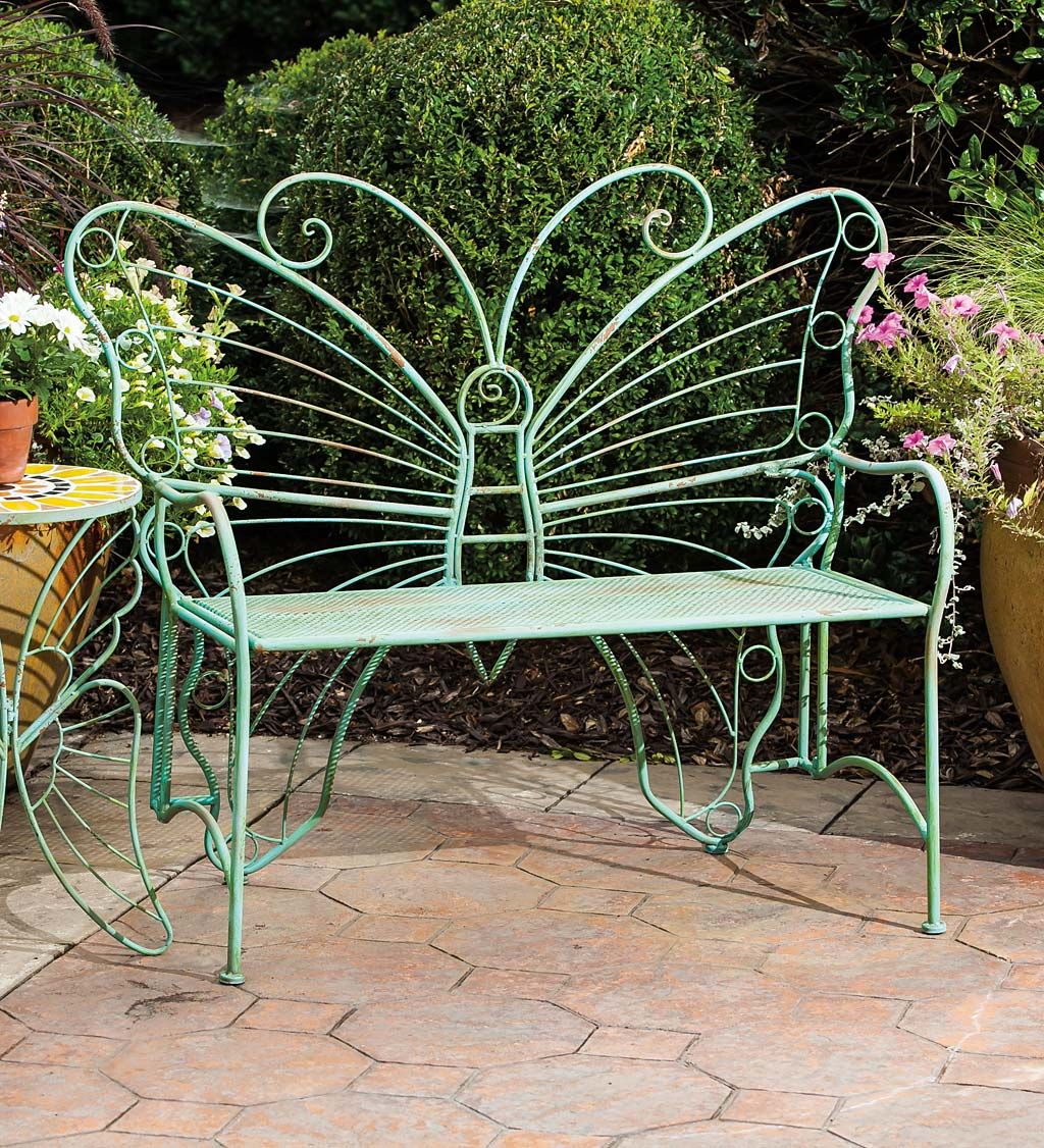 The use of metal garden chairs