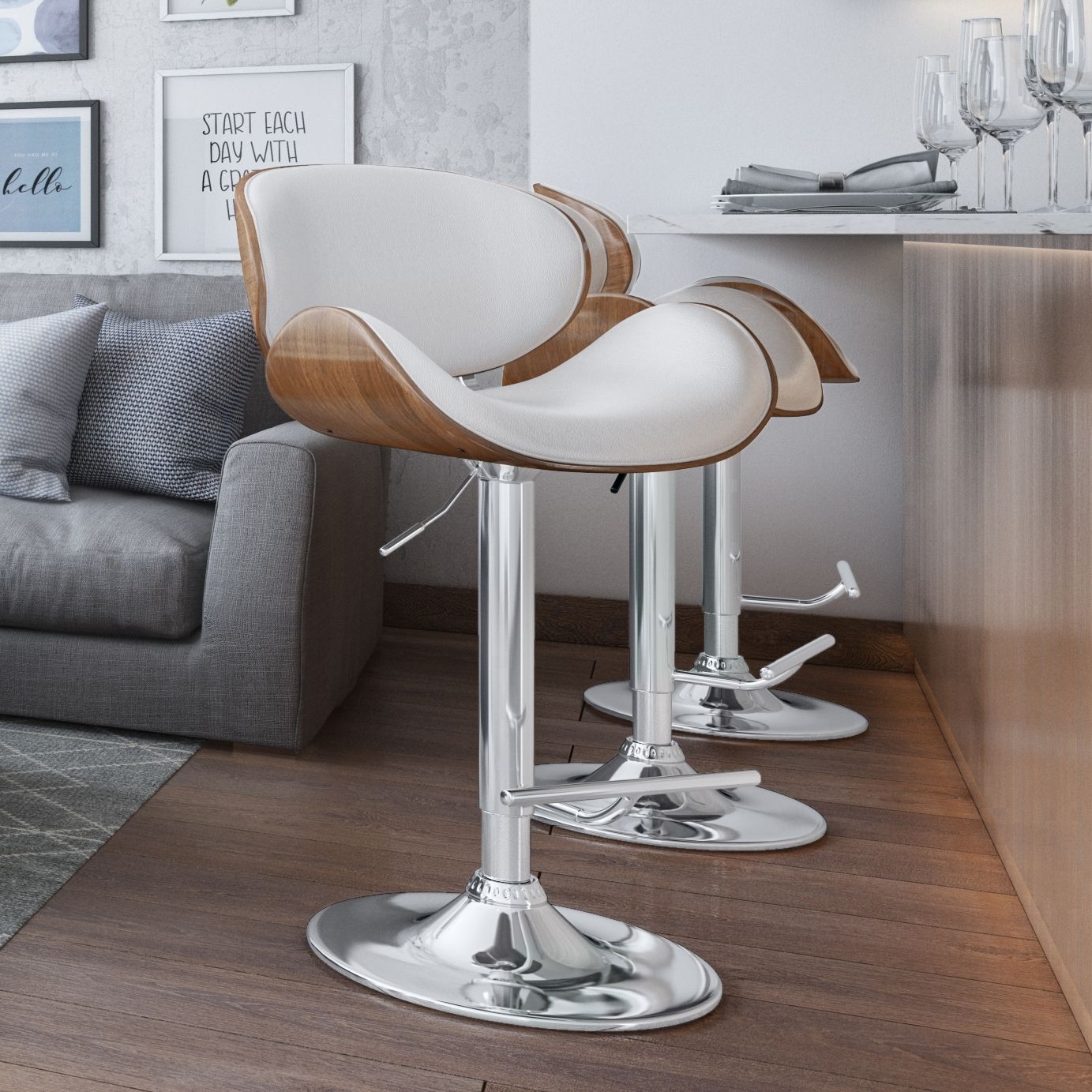 Making the Best Use of Modern
Adjustable Bar Stools at Home