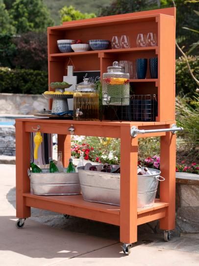 Outdoor Buffet Cabinet Design