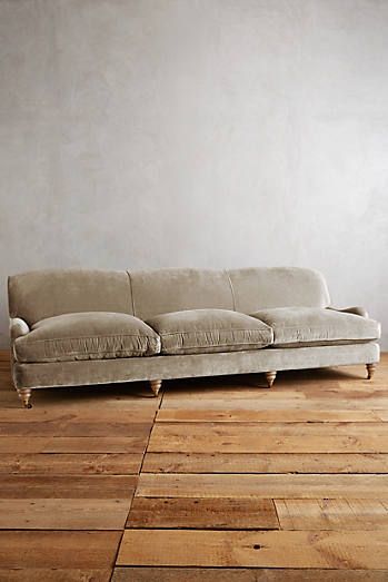 Cute settee sofa in home interior