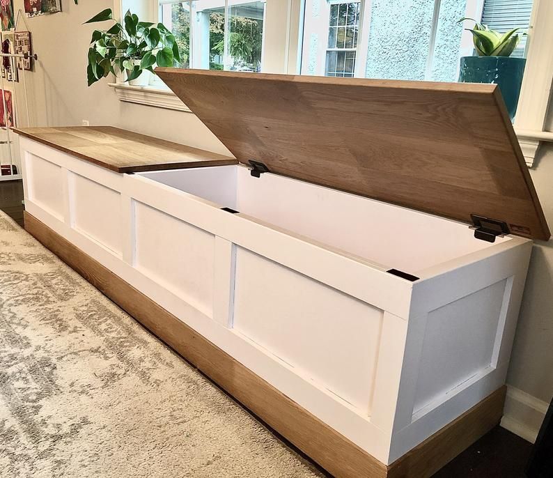 Multifunctional storage benches for all rooms