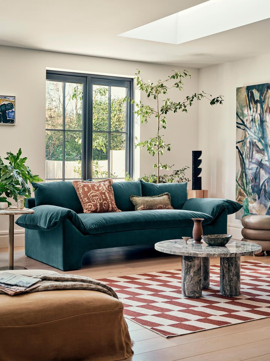 The Speciality Of Teal Sofa