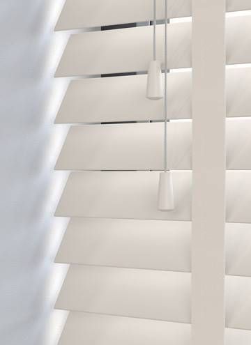 White wooden blinds to add
Attraction to your Home