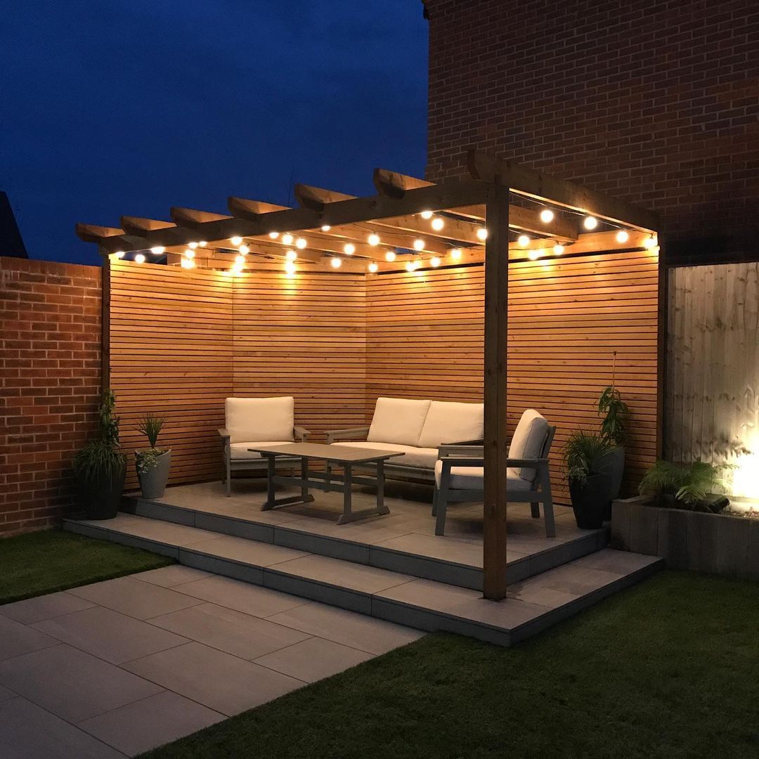 Wooden gazebos to improve the
look of the garden