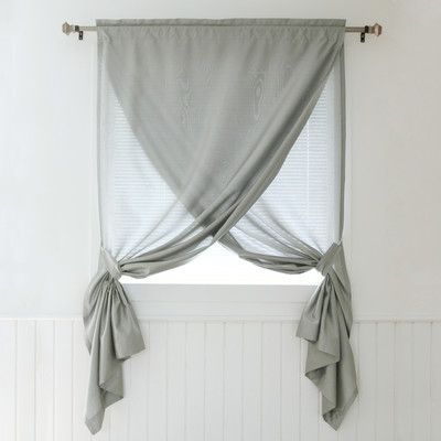 How to choose bathroom window curtains