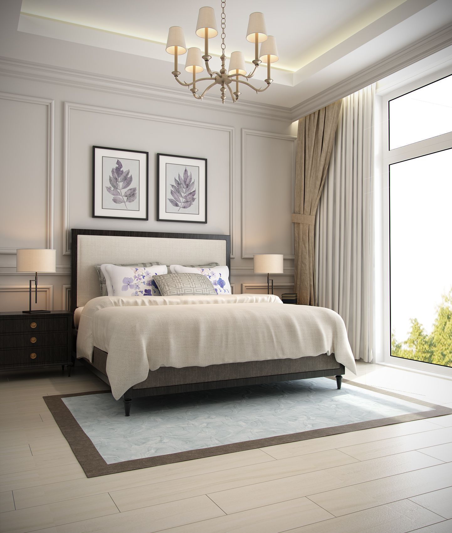 Bedroom Design in a Classic Style