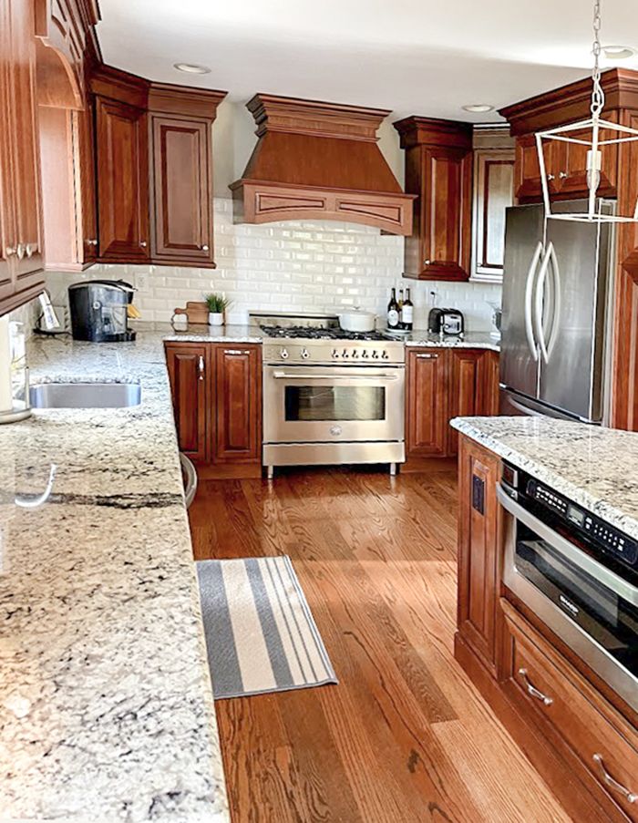 Versatile and beautiful cherry kitchen cabinets