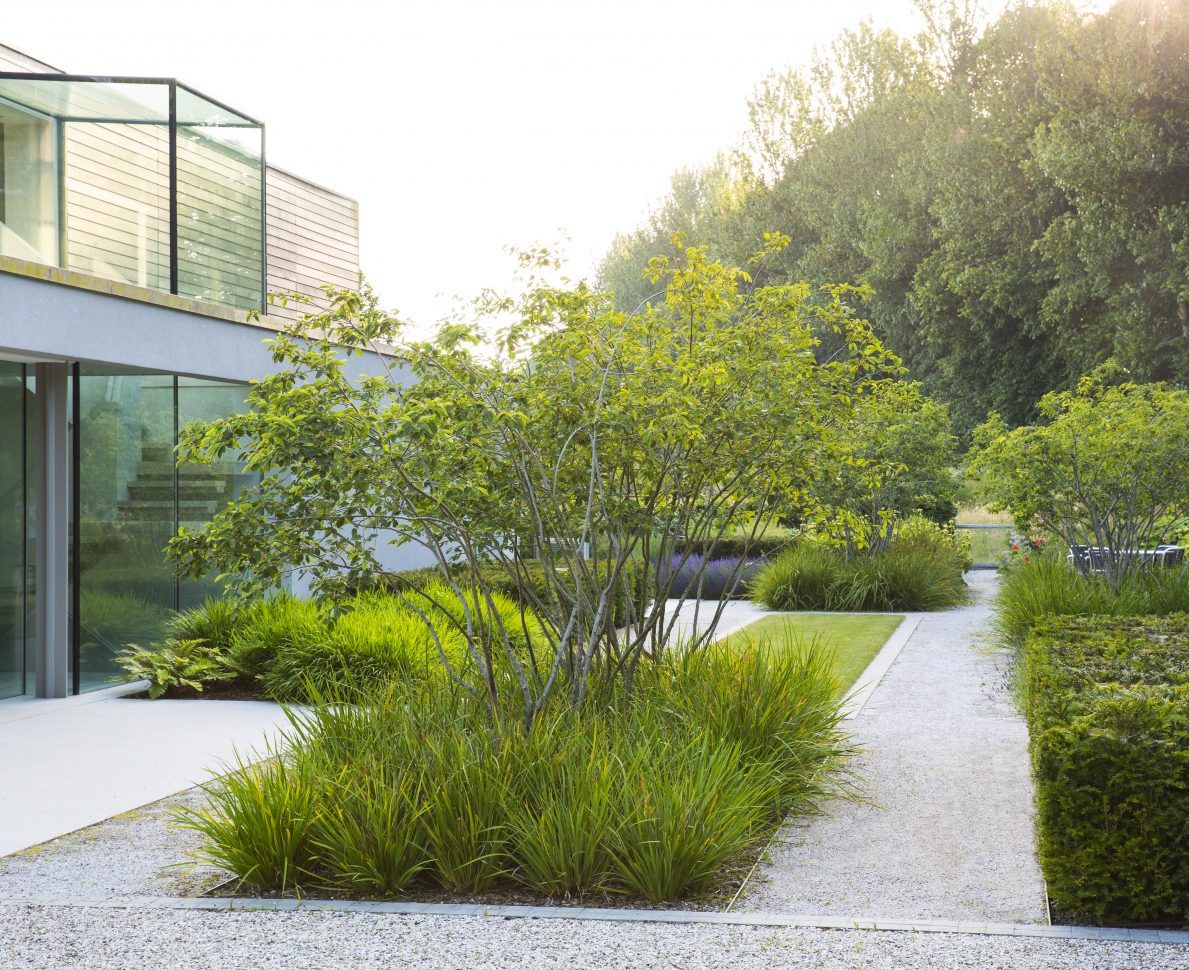 The Beauty of Contemporary
  Gardens Addition to a Home