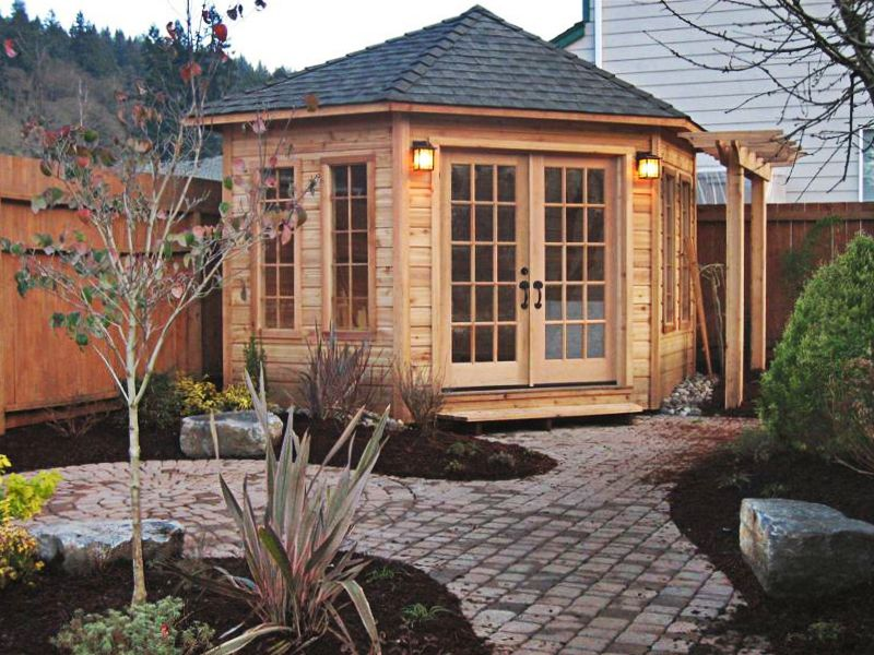 Revamp Your Unused Space into
One of the Daintiest Corner Sheds Ever