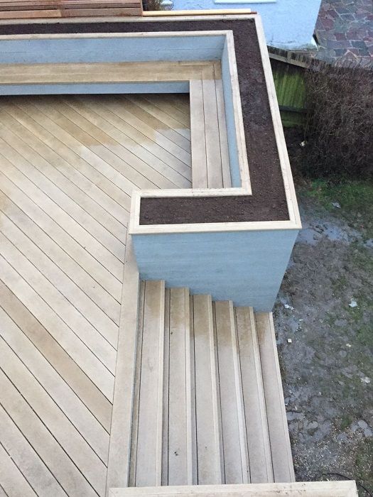 Make the Deck Planters be the
Perfect Blend with your Deck