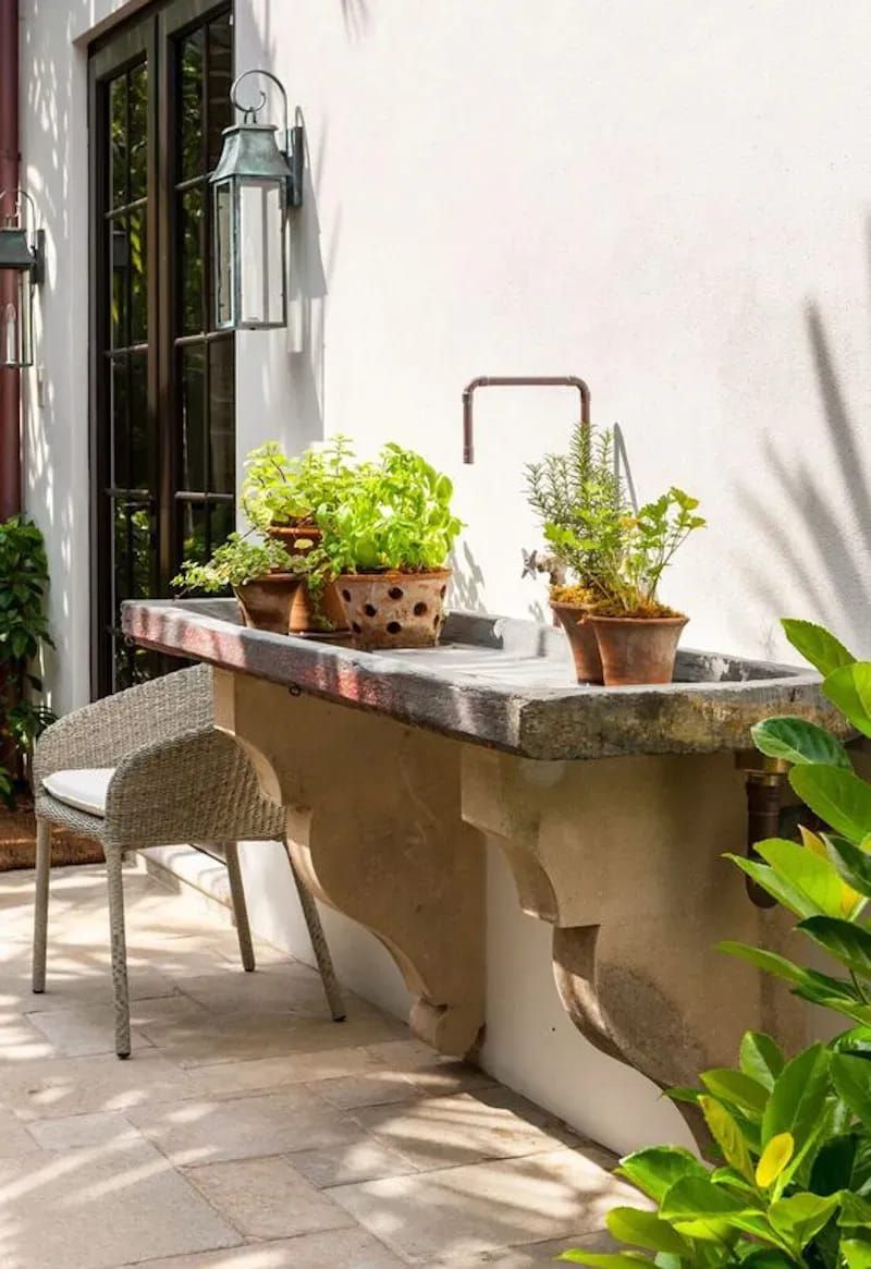 A Garden Sink will come Handy
for your Washing Needs