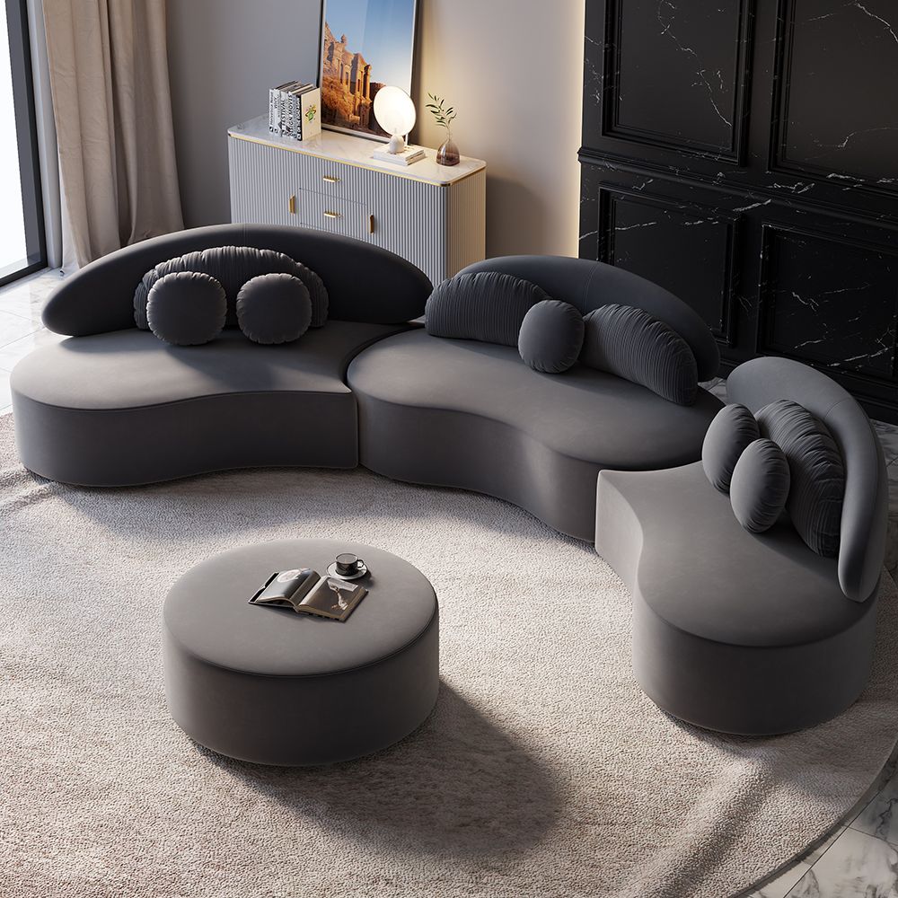 The super gray sectional sofa