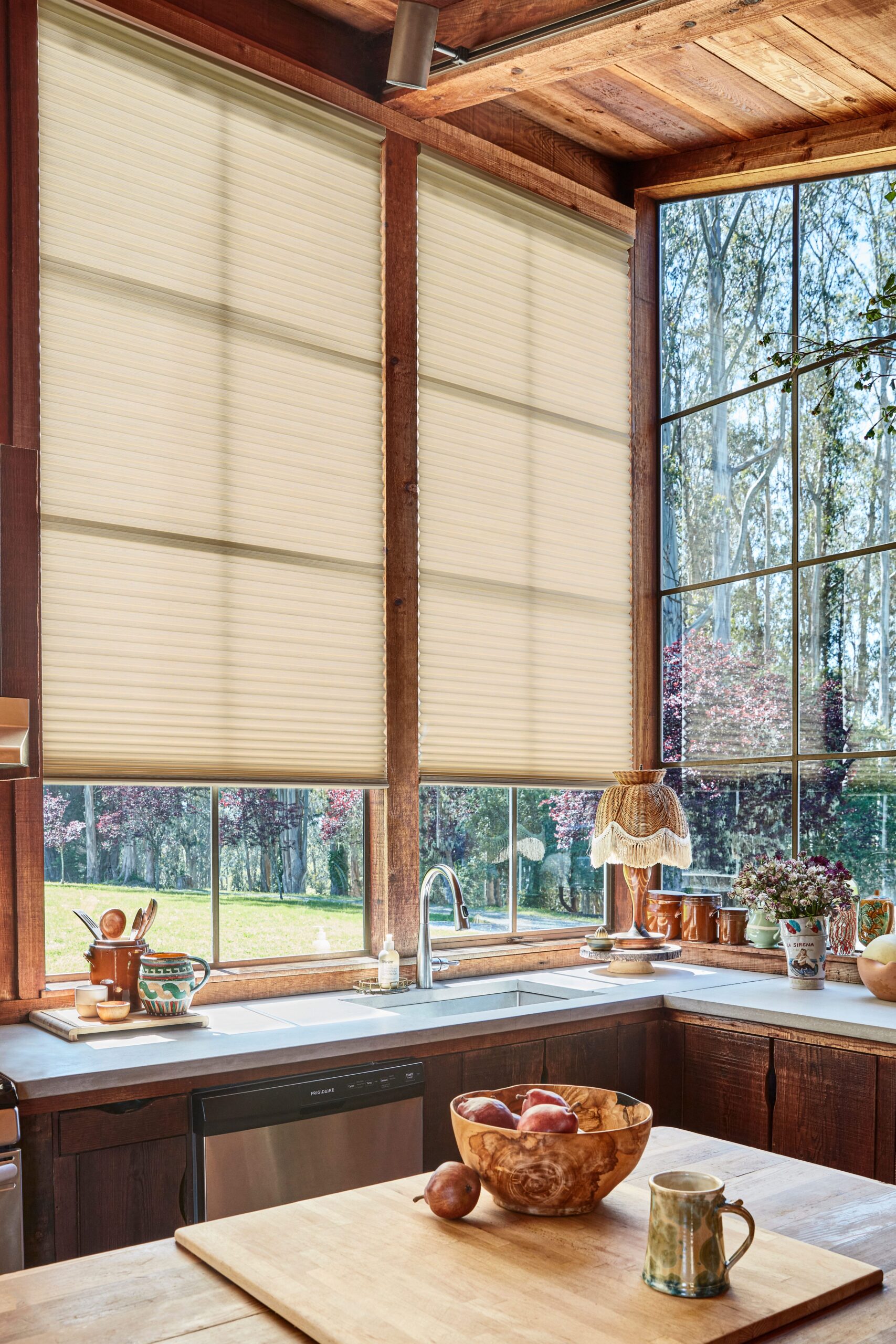 The suitability of honeycomb
shades