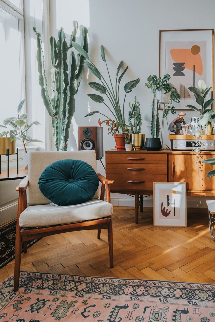 Cozy Comfort: Resting in a Living Room Chair