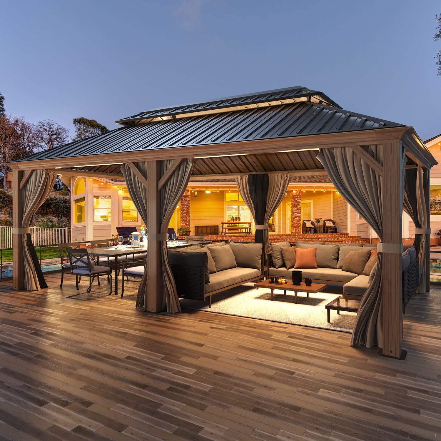 HOW AN OUTDOOR GAZEBO ELEVATES
  THE WHOLE SURROUNDINGS OF YOUR
HOUSE