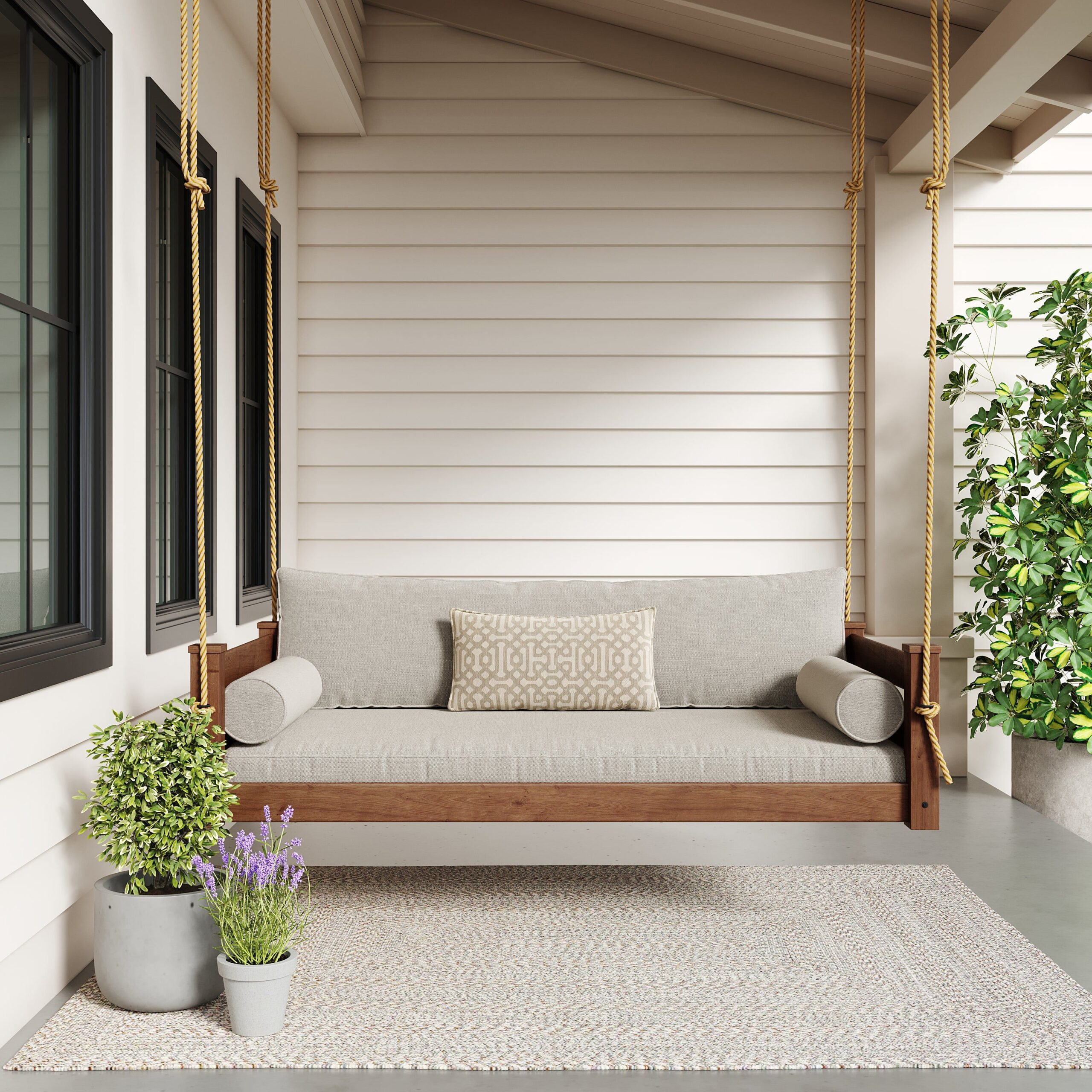 Tips for decorating patio
daybed