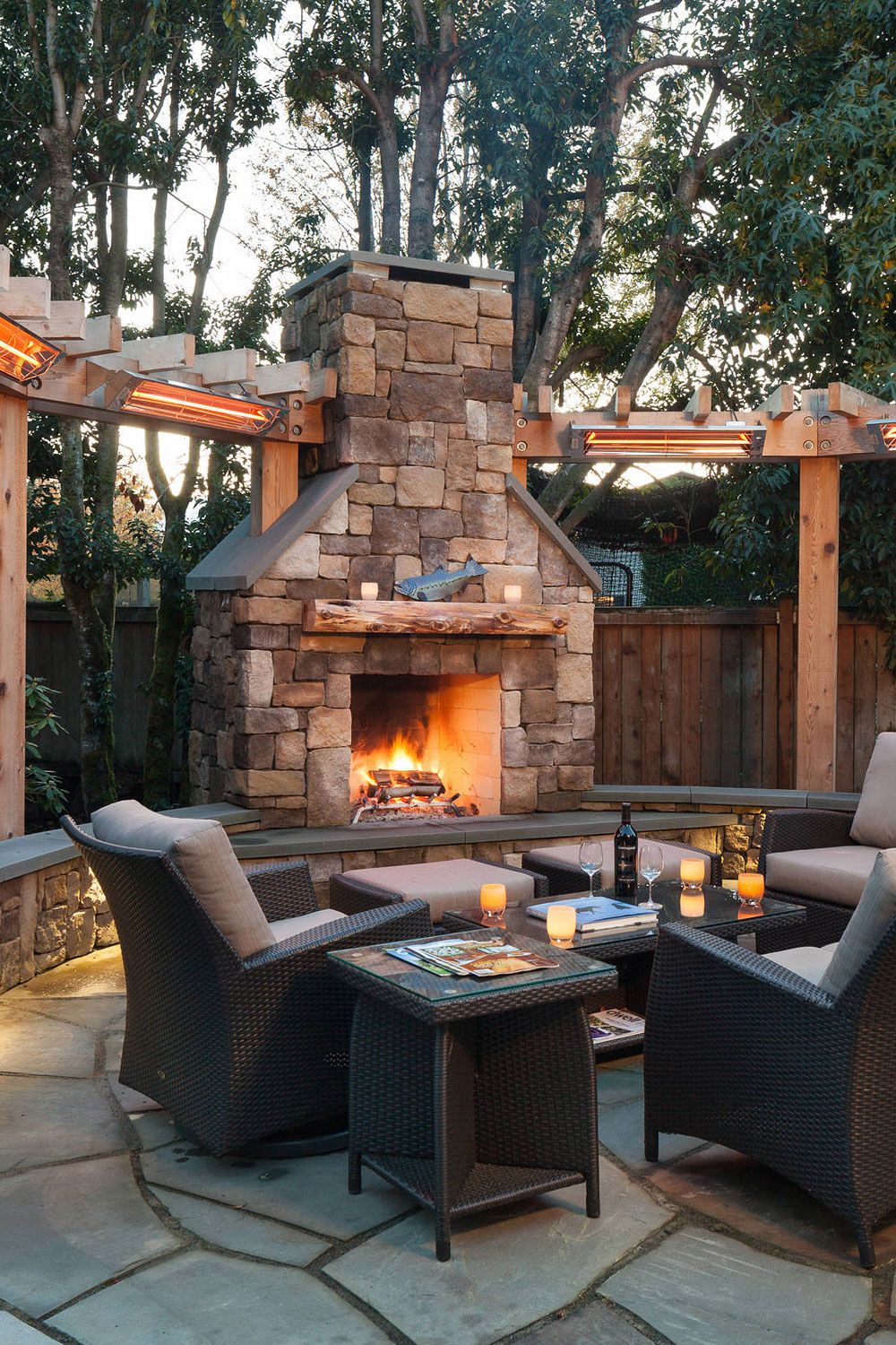 A Suitable Patio Fireplace