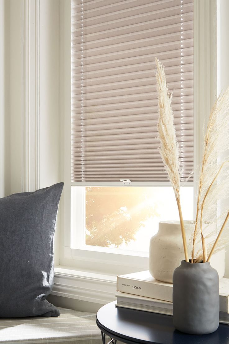 Elegant Light Control: Enhancing with
Pleated Blinds