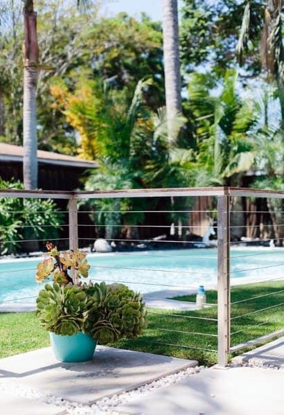 Types of pool fences